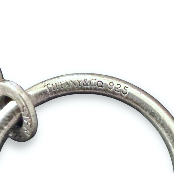 Tiffany & Co. Vintage 925 Sterling Silver Return To Tiffany Oval Tag Keyring - Picture 6 of 6